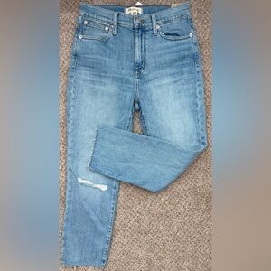 Madewell The High Rise Slim Crop Boyjean